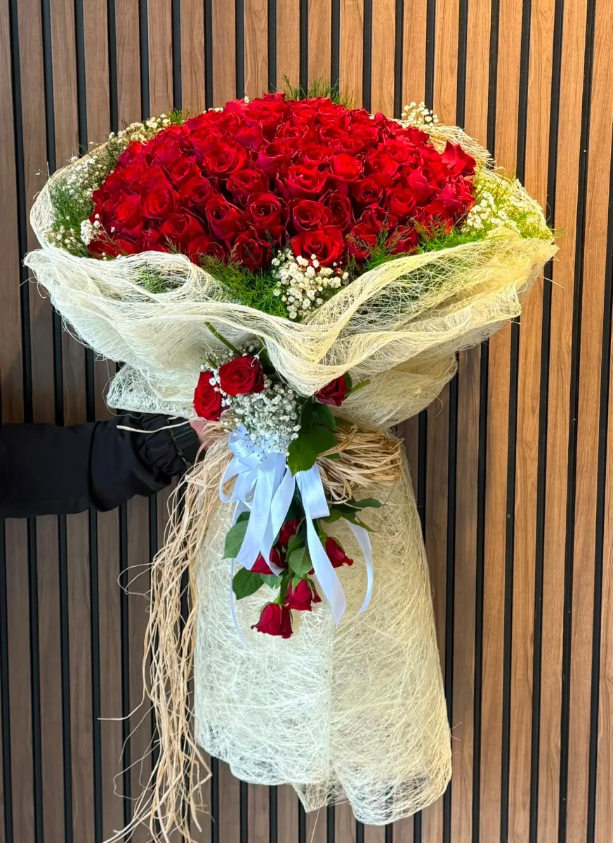 101'li Gül Buketi